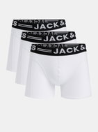 JACK &amp; JONES Set of three white Sense XL boxers - Men's Boxers