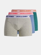 JACK &amp; JONES Set of three boxers in blue, green and beige Super M - Men's Boxers