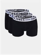 JACK &amp; JONES Set of three black boxers Sense S - Men's Boxers