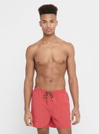 ONLY &amp; SONS Red Swimsuit Ted M - Men's Swimwear