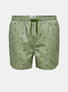 ONLY &amp; SONS Green patterned swimsuit XXL - Men's Swimwear
