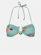 PIECES Blue floral upper swimsuit Nynne M - Women's Swimwear