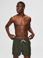 SELECTED HOMME Dark green swimsuit Classic XXL - Men's Swimwear
