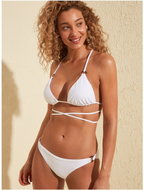 TRENDYOL White swimsuit bottom S - Women's Swimwear
