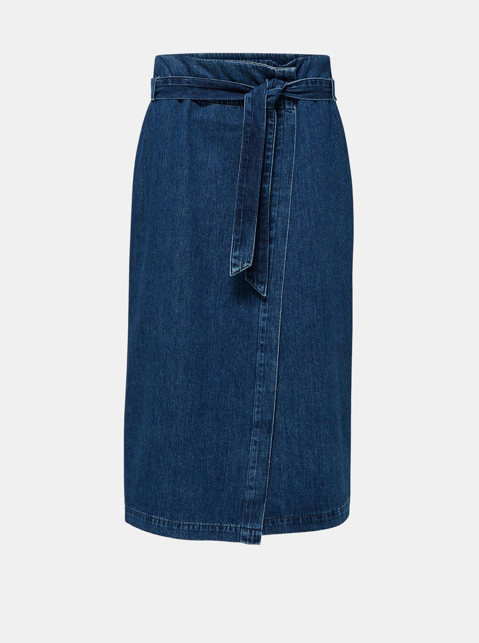 Denim wrap hotsell skirt xl