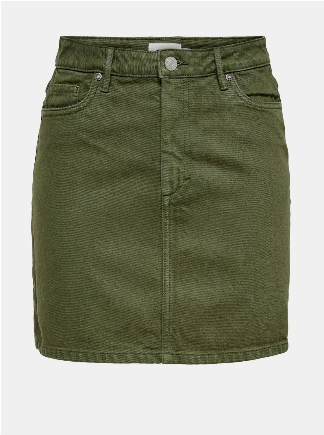 Falls Creek Women's Khaki Green Denim Skirt Plus Size 20 | eBay