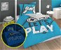 Play Game blue svítící Bavlna, 140×200, 70×80 cm - Povlečení