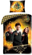 Premium Harry Potter gold Bavlna, 140×200, 70×90 cm - Povlečení