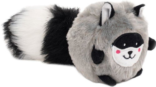 ZippyPaws Bushy Throw Raccoon - Dog Toy - Main image