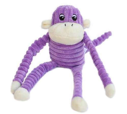 ZippyPaws Spencer Monkey Purple Small - Dog Toy - Main image