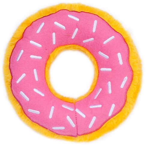 ZippyPaws Donutz strawberry - Dog Toy - Main image