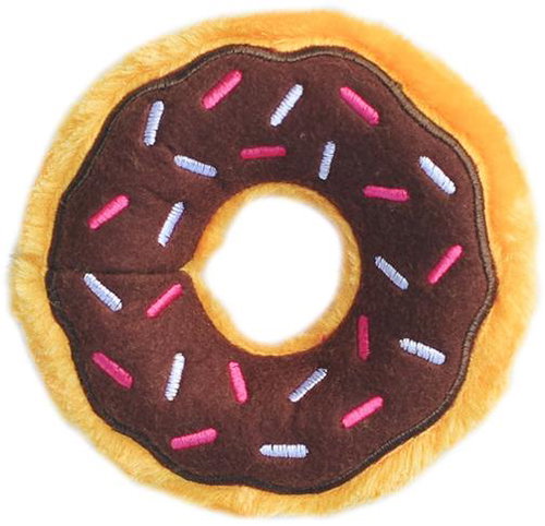 ZippyPaws Mini Donutz Chocolate - Dog Toy - Main image