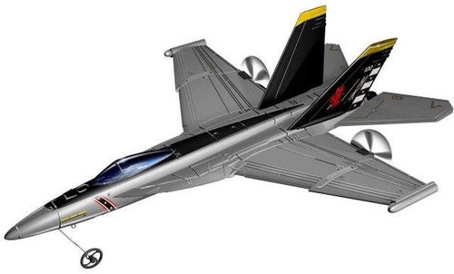 F18 plane gray - RC Model - Main image