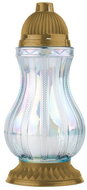 Z - TRADE Grave Glass with Gold Lid, Clear, 17 × 39 cm - Decoration