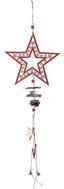 Z - Trade Wooden Star Decoration Red with Glitter - Decoration
