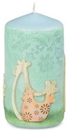 Z - TRADE Válec 60 × 110 mm Slepička, zelená - Candle