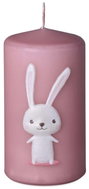 Z - TRADE Válec 60 × 110 mm Zajíc, růžová - Candle