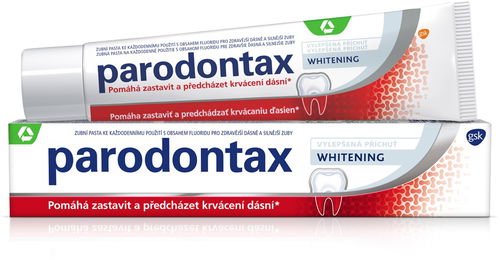 Parodontax whitening toothpaste for bleeding gums