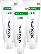 SENSODYNE Fluoride 3 × 75 ml - Toothpaste