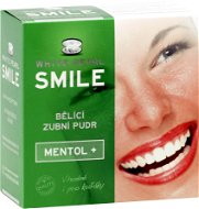WHITE PEARL Smile bieliaci púder Mentol+ 30 g - Prípravok na bielenie zubov