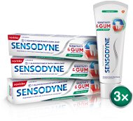 Fogkrém SENSODYNE Sensitivity & Gum 3 × 75 ml - Zubní pasta