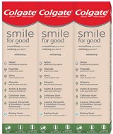 COLGATE Smile For Good Whitening 3× 75 ml - Zubná pasta