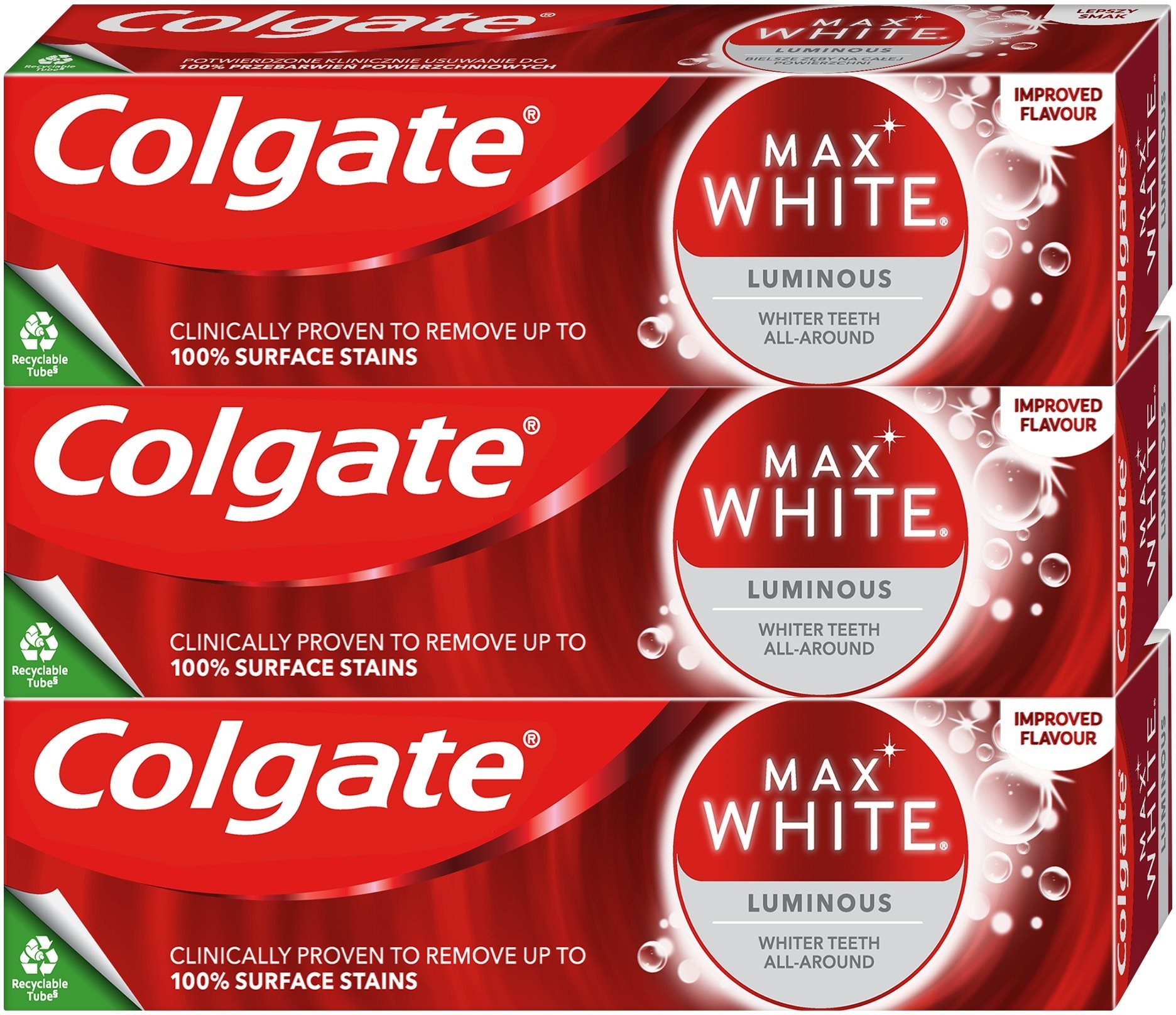 COLGATE Max White One Luminous 3 × 75ml from 8.72 € - Toothpaste