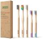 KUMPAN AS06 Családi bambusz fogkefe csomag 4 + 1 - Fogkefe