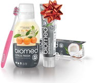 BIOMED karácsonyi szett, Superwhite fogkrém 100 g & Citrus Fresh szájvíz 250 ml extra fogkefével - Ajándék szett