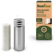 BAMBAW Corn Plastic Dental Floss with Dispenser 1×50m - Dental Floss