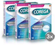 COREGA Whitening Pro denture cleaning 3×30 pcs - Denture Cleaning Tablets