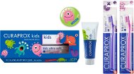 CURAPROX Kids Limitált kiadás, 2× Kids fogkefe + Menta fogkrém 60 ml - Ajándék szett