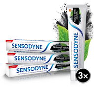 SENSODYNE Natural White with activated charcoal 3×75 ml - Toothpaste