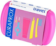 CURAPROX Travel set, růžový - Sada pro ústní hygienu