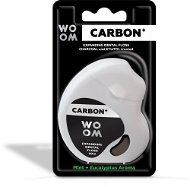 WOOM Carbon+ expanding, black, 30 m - Dental Floss