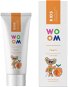 WOOM Kids Broskyňa 3 – 8 rokov, 50 ml - Zubná pasta