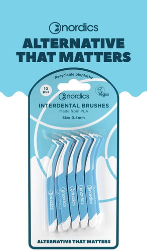 NORDICS PLA interdental brushes size. 0.40 mm, 10 pcs - Interdental Brush - Main image