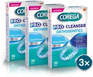 COREGA Pro Cleanser Orthodontics čistiace tablety 3× 30 ks - Tablety na čistenie zubnej protézy