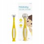 FRIDABABY Tooth Hugger 3D, žltý - Detská zubná kefka