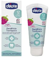 CHICCO zubná pasta bez fluóru s príchuťou jahoda 12 m+, 50 ml - Zubná pasta