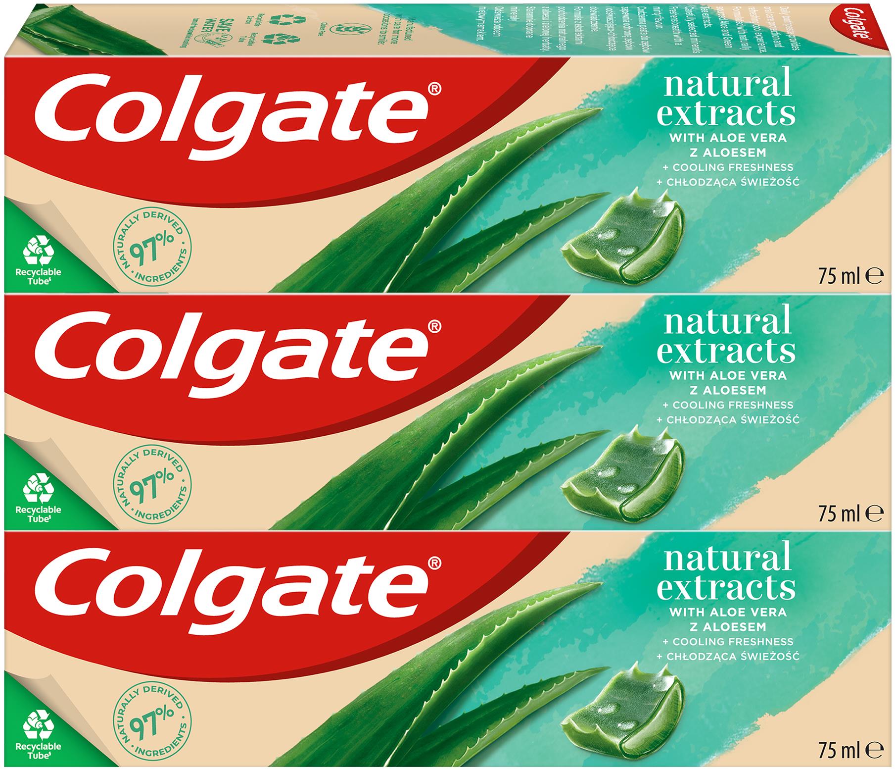 COLGATE Natural Extracts Aloe Vera 3 75 ml - Zubn pasta | Alza.cz
