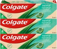 COLGATE Natural Extracts Aloe Vera 3× 75 ml - Zubná pasta