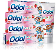 ODOL Pearls for children with strawberry flavour 4×50 ml - Toothpaste