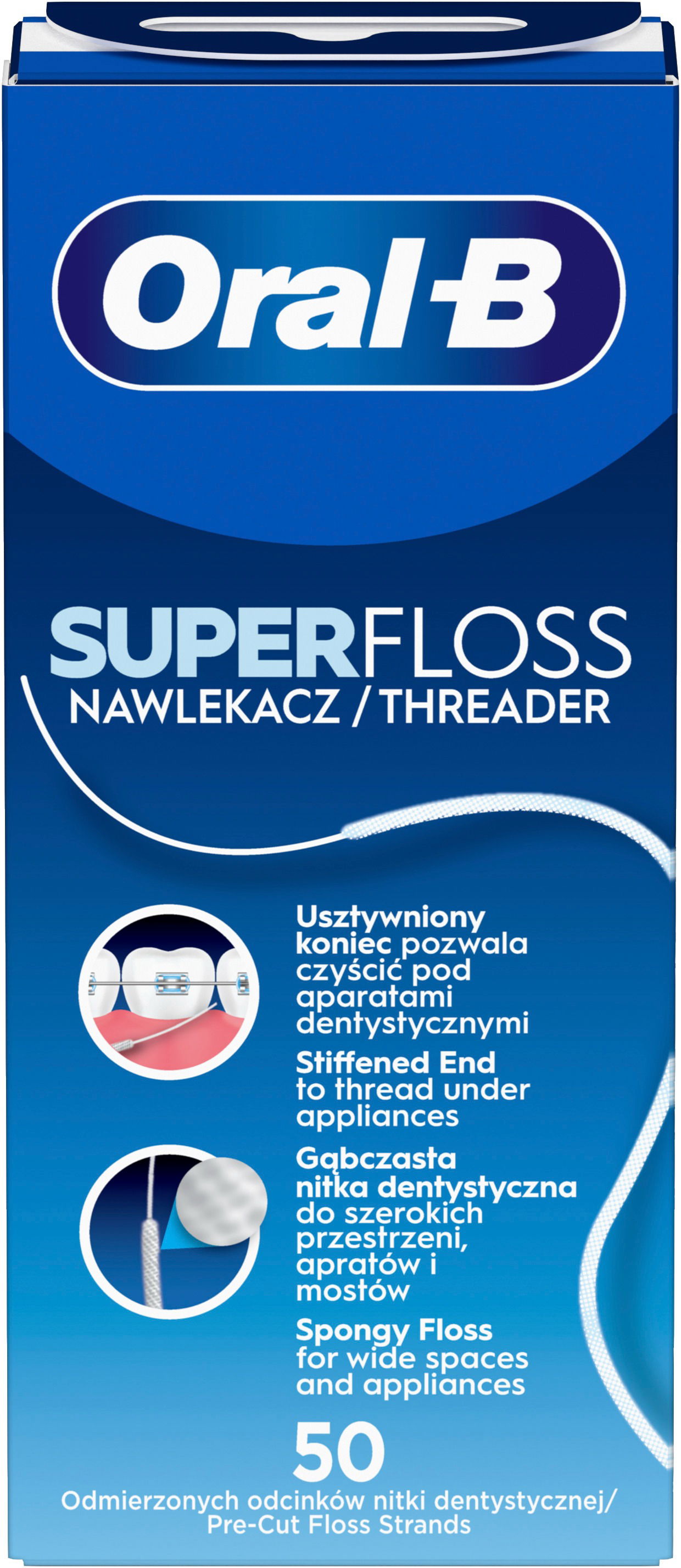 Seda Dental Superfloss Cepillo Super Floss Seda Dental Oral B