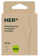 HERBADENT Hero Mix of sizes, 12 pcs - Interdental Brush