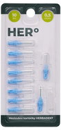HERBADENT Hero 0,5 mm blue - Interdental Brush