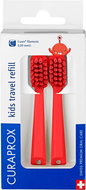 CURAPROX Kids Travel set red replacement, 2 pcs - Toothbrush
