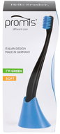 PROMIS Set kartáčku se stojanem, černá s modrou - Toothbrush