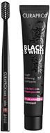 Toothpaste CURAPROX Black is White 90ml + Toothbrush - Zubní pasta