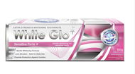 WHITE GLO Sensitive Forte 100 ml + fogkefe + fogközkefe - Szájhigiéniai készlet